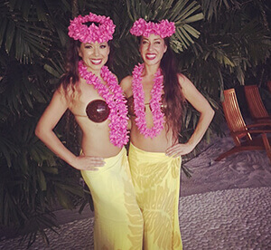hawaiian hula girls