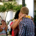 A Hawaiian wedding proposal with Hula