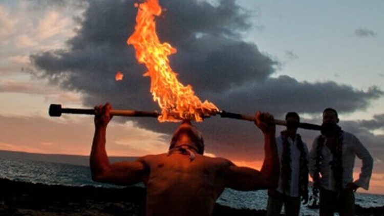 hula dancer at wedding in hawaii